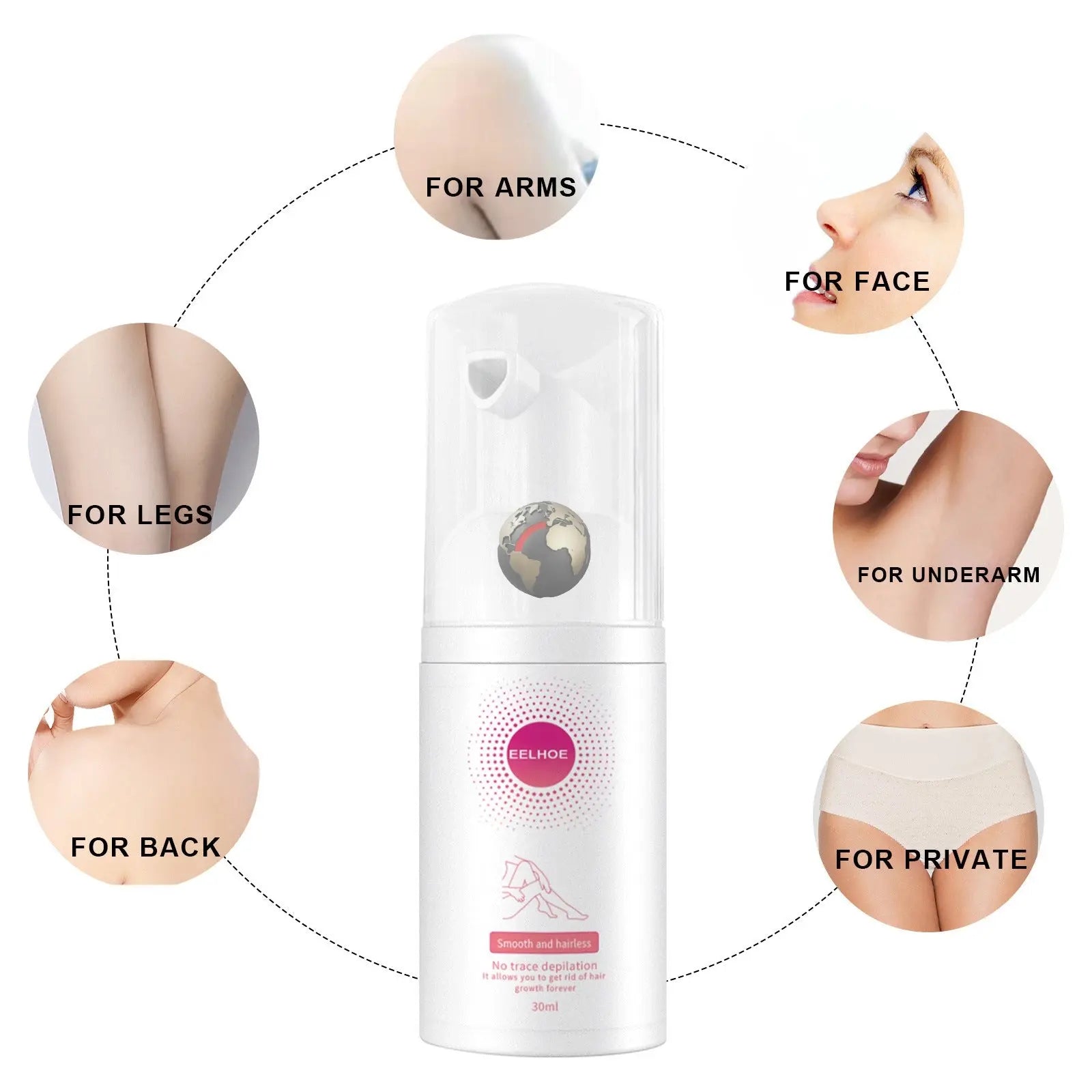 30ml/100ml Body Hair Removal Spray Non - irritating - Mode Fashion