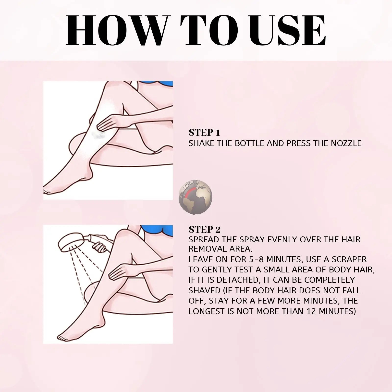 30ml/100ml Body Hair Removal Spray Non - irritating - Mode Fashion
