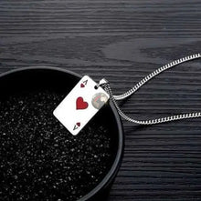 Ace of Spades Pendant Necklace Mode Fashion