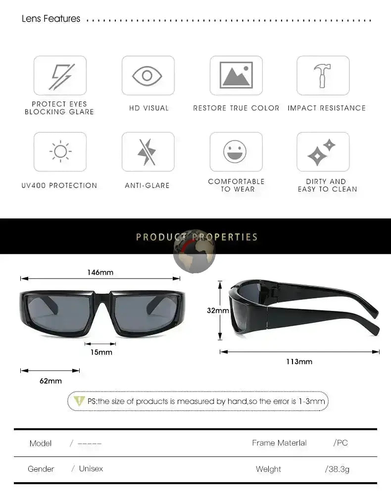 Steampunk Sunglasses – Vintage - Inspired, UV Protection Eyewear - Xandu Limited